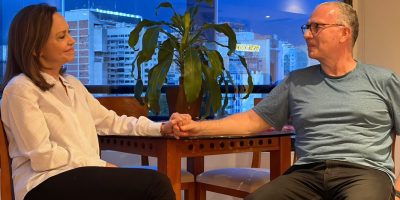 María Corina Machado y Perkins Rocha
