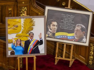 Maduro y Cilia Flores